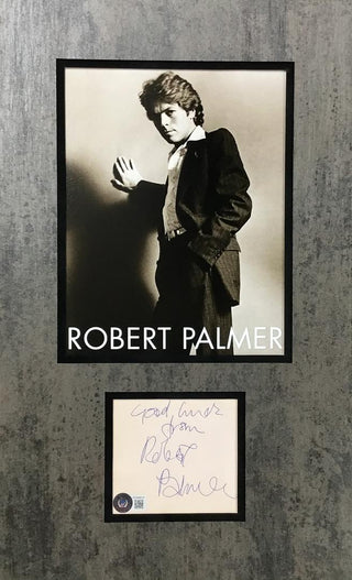 Robert Palmer Signed Cut