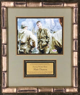 Matt Damon Signed Saving Private Ryan Photo