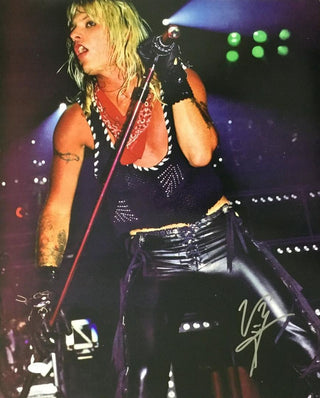 VINCE NEIL MOTLEY CRUE  Signed Photograph