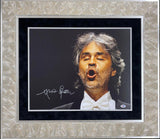 Andrea Bocelli Signed Concert Photograph