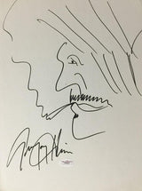Mikhail Baryshnikov & Gregory Hines Signed Self-Portrait Art