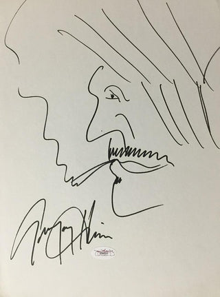 Mikhail Baryshnikov & Gregory Hines Signed Self-Portrait Art