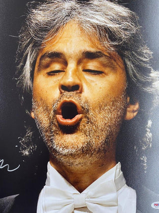 Andrea Bocelli Signed Concert Photograph