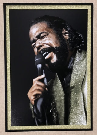 Barry White Signed Cut