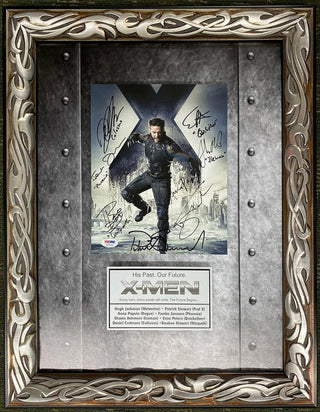 The X-Men Cast Signed With Character Names Photo