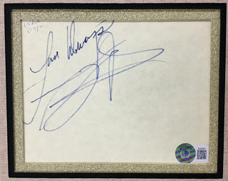 Barry White Signed Cut