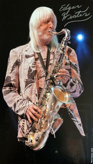 Edgar Winter Signed Photograph