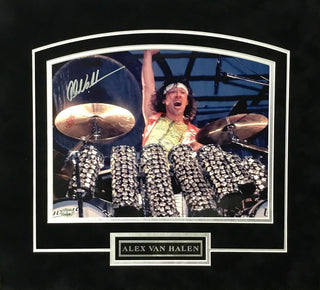 Alex Van Halen Drummer Signed Photograph