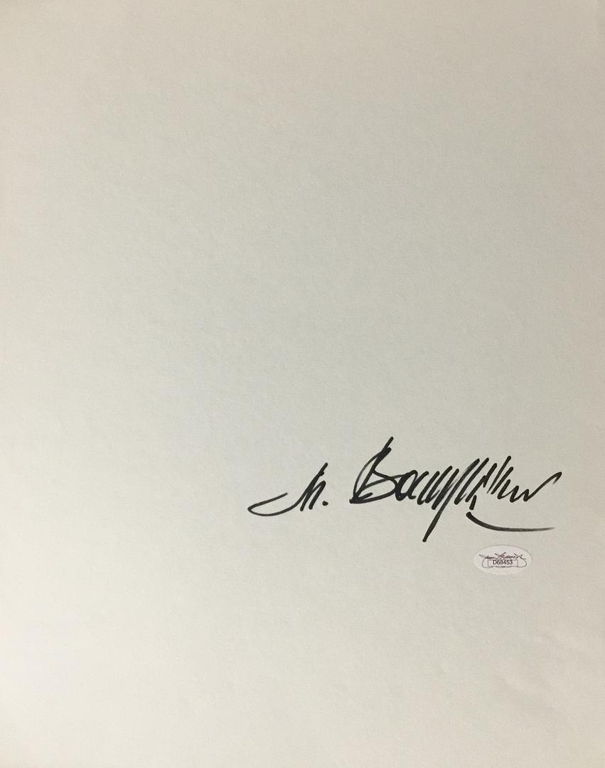 Mikhail Baryshnikov & Gregory Hines Signed Self-Portrait Art