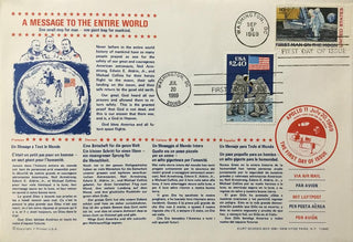 NASA Apollo 11 Original First Day of Issue Cover