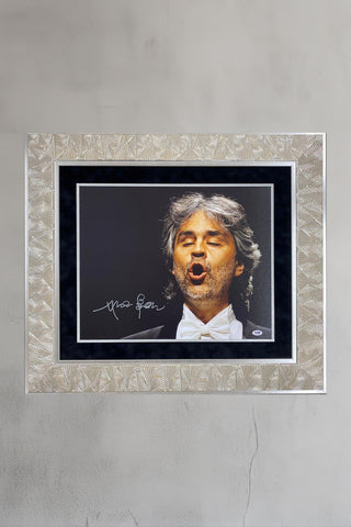 Andrea Bocelli Signed Concert Photograph