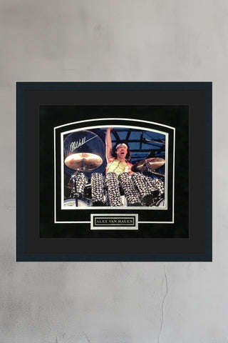 Alex Van Halen Drummer Signed Photograph