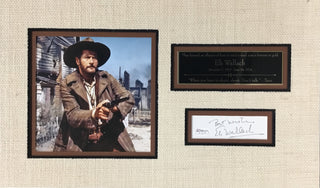 Eli Wallach- The Good, The Bad and The Ugly signed cut