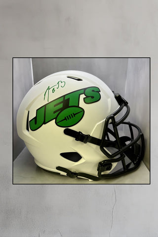 Aaron Rodgers-Jets signed full size helmet-Fanatics