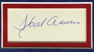 Hank Aaron signed cut