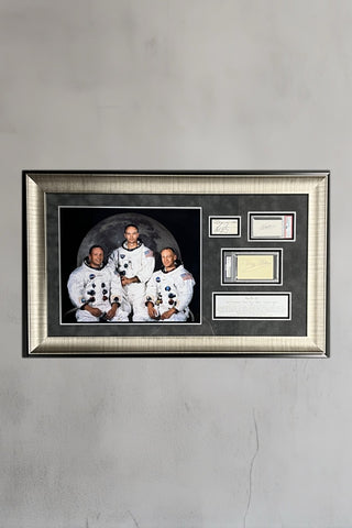 Apollo 11 Crew signed display