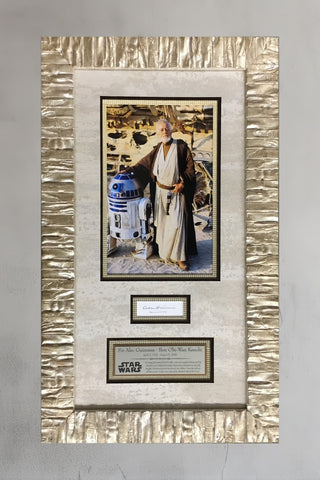 Star Wars Sir Alec Guinness Obi-Wan Kenobi Signed Cut