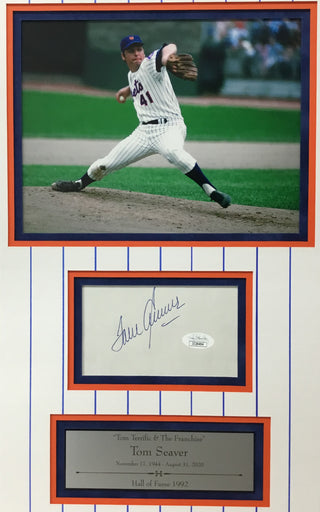 Tom Seaver-New York Mets signed cut