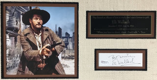 Eli Wallach- The Good, The Bad and The Ugly signed cut