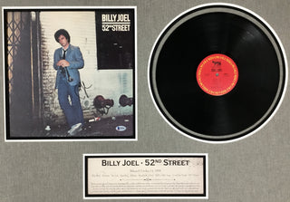 Billy Joel 52nd Street Signed Record Cover