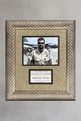 Bradley Cooper Signed American Sniper Photo