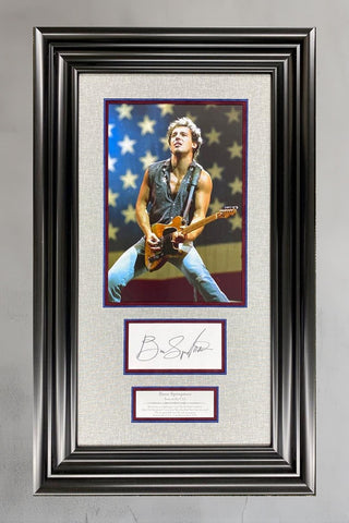 BRUCE SPRINGSTEEN SIGNED CUT