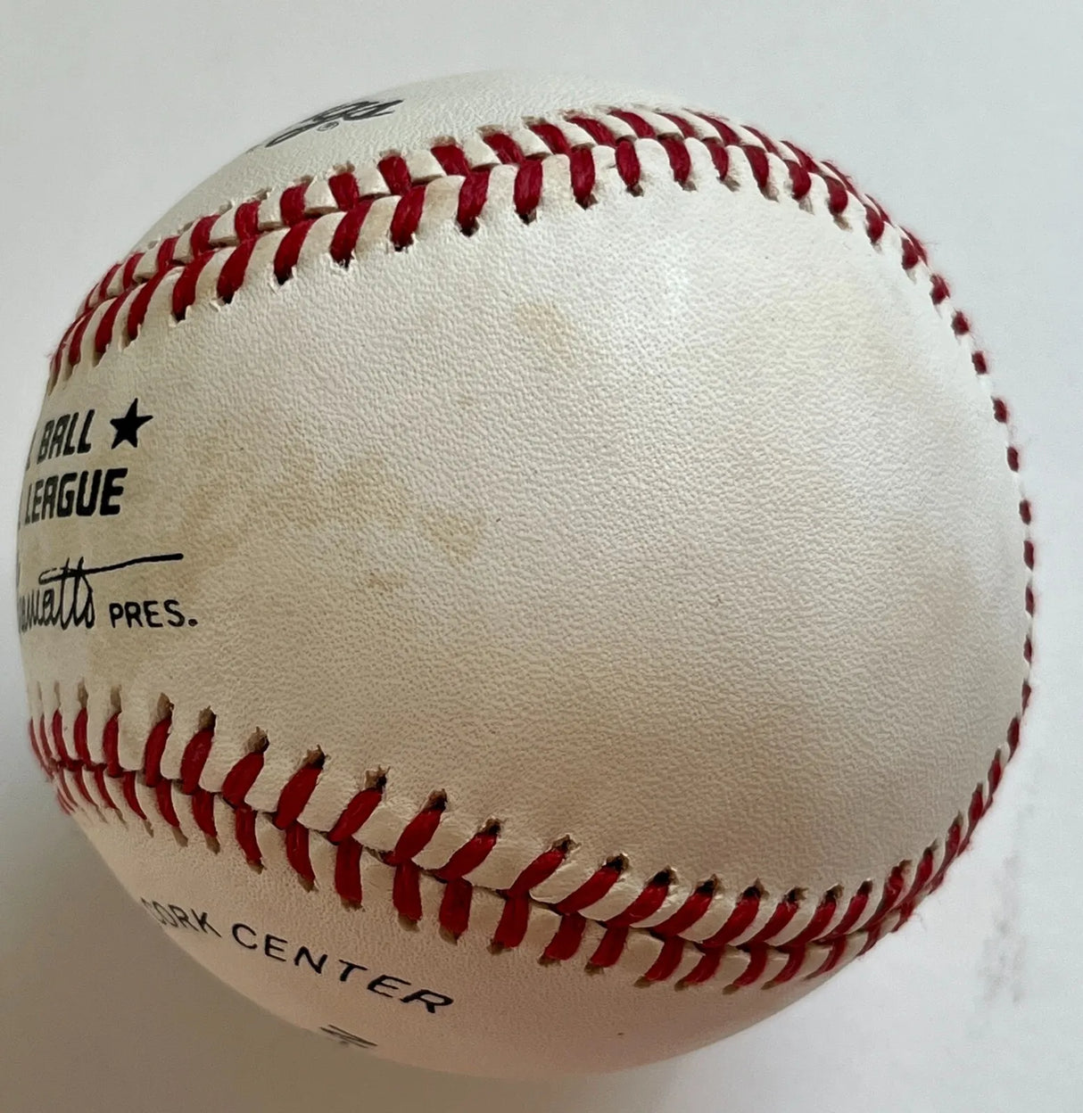 President George W. Bush signed baseball