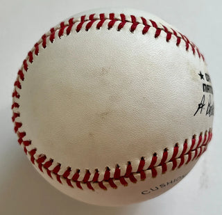 President George W. Bush signed baseball