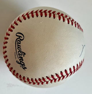 President George W. Bush signed baseball