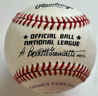 President George W. Bush signed baseball