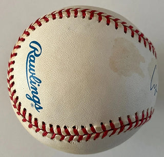 President George H.W. Bush signed baseball