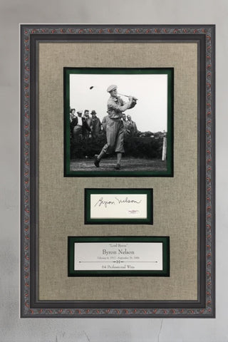 Byron Nelson d.2006 signed cut