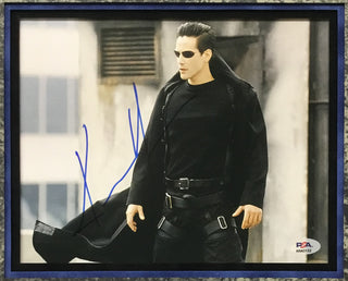 Keanu Reeves The Matrix Signed Movie Photo