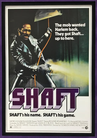 Richard Roundtree- Shaft signed cut