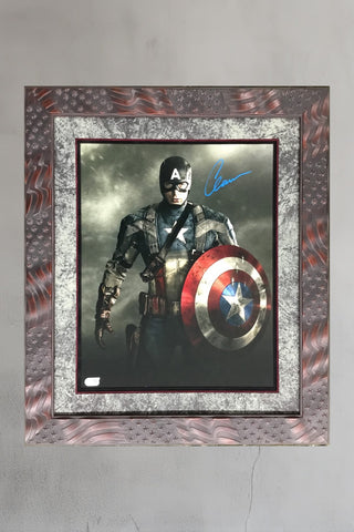 MARVEL Captain America Chris Evans Signed Photograph