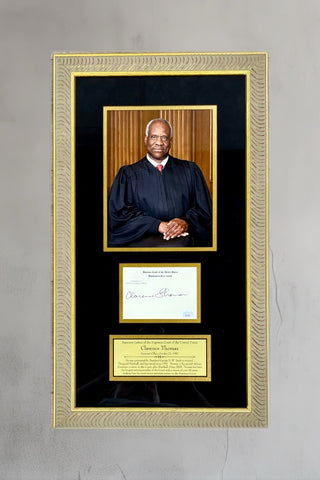 Clarence Thomas signed Chamber Card