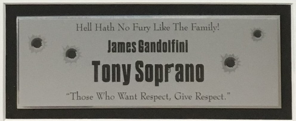 James Gandolfini Sopranos Respect Photo