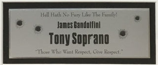 James Gandolfini Sopranos Respect Photo