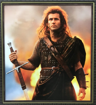 Mel Gibson Signed Braveheart Display