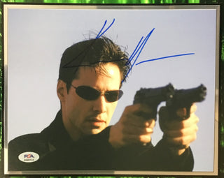 Keanu Reeves Neo The Matrix Signed Movie Photo