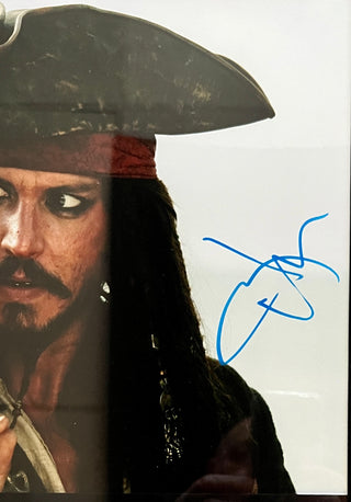 Johnny Depp-Pirates of the Caribbean signed photo