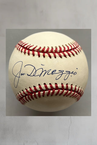 Joe DiMaggio signed A.L. Baseball-JSA