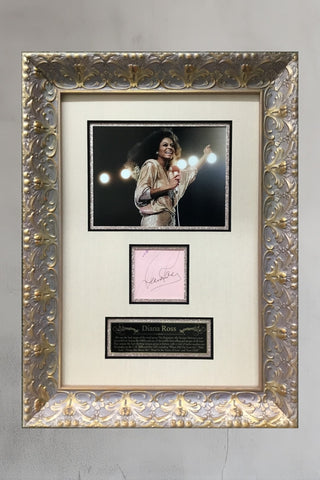 Diana Ross Signed Cut