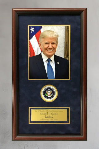 President Donald J Trump Laser Engraved Signature Series