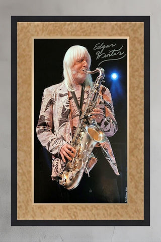 Edgar Winter Signed Photograph