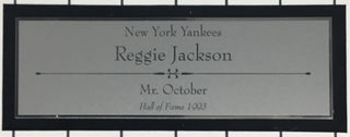 Reggie Jackson-New York Yankees signed cut