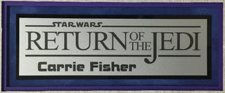 Carrie Fisher Star Wars ROTJ Signed Custom Framed Photo Display Beckett