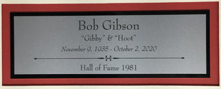 Bob Gibson-St Louis Cardinals signed check