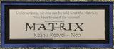 Keanu Reeves The Matrix Signed Movie Photo