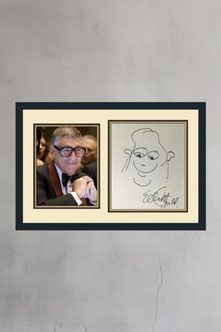 Elliot Gould Signed Self Portrait Oceans 11